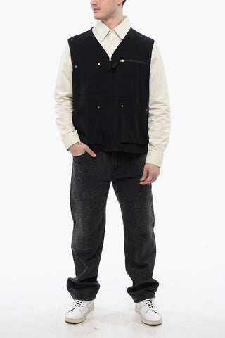 MM6 Gilet Utility Con Chiusura Zip