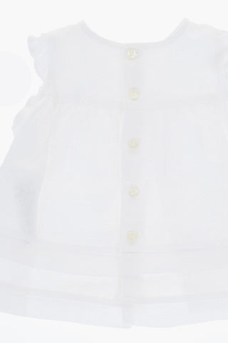 Linen Coordinated Set with Embroidered Logo