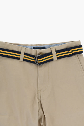 Shorts in Cotone con Cintura