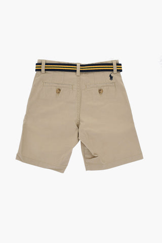 Shorts in Cotone con Cintura