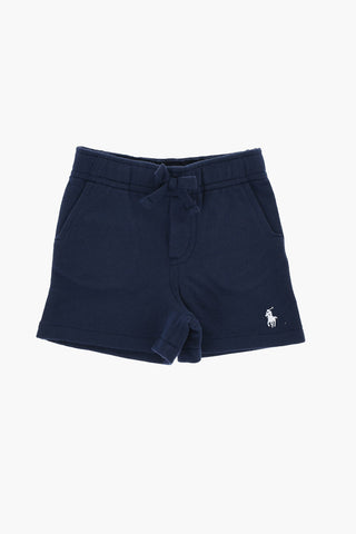 Sweat Shorts with Embroidered Logo