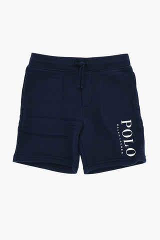 Sweat Shorts with Side Logo Print