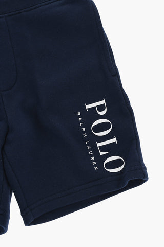 Sweat Shorts with Side Logo Print