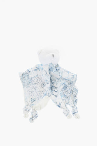 Romper Suit Hat and DOU DOU Set with Toile de Jouy Motif