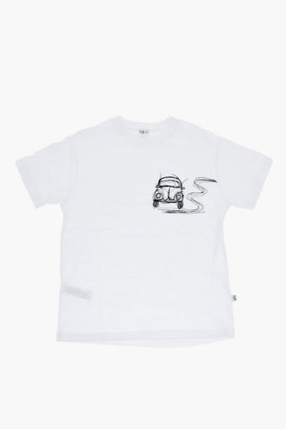 Cotton T-Shirt with Embroidery