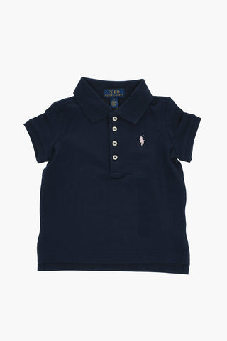 Polo a 4 Bottoni in Cotone Piquet