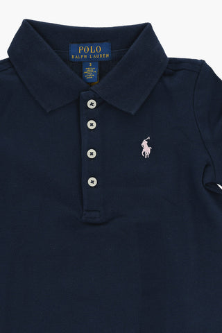 Polo a 4 Bottoni in Cotone Piquet