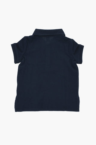 Polo a 4 Bottoni in Cotone Piquet