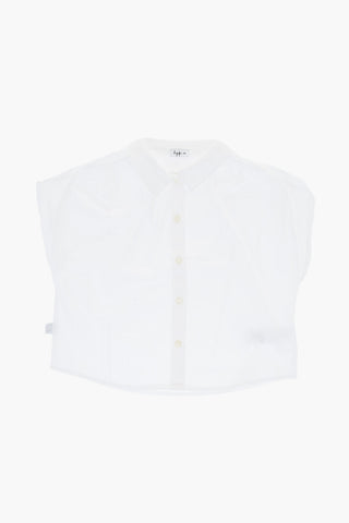 Oversized Shirt with Ruffled Detail