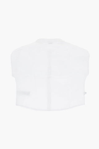 Oversized Shirt with Ruffled Detail
