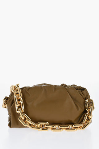 Leather Bag THE CHAIN POUCH with Magnetic Closure