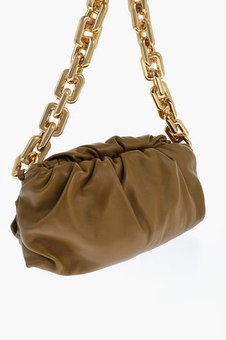 Leather Bag THE CHAIN POUCH with Magnetic Closure