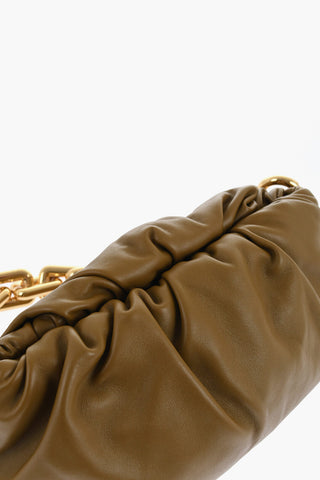 Leather Bag THE CHAIN POUCH with Magnetic Closure