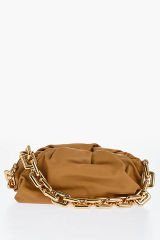 Leather Bag THE CHAIN POUCH with Magnetic Closure