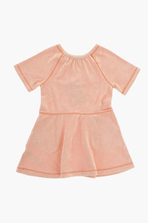 Vestito KIRSTY In Cotone Spugnato con Cuciture a Vista