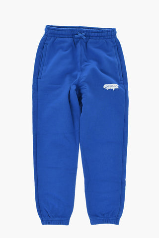 Joggers in Cotone a Tinta Unita con 2 Tasche