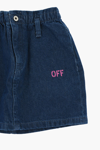 Denim Skirtwith Belt Loops