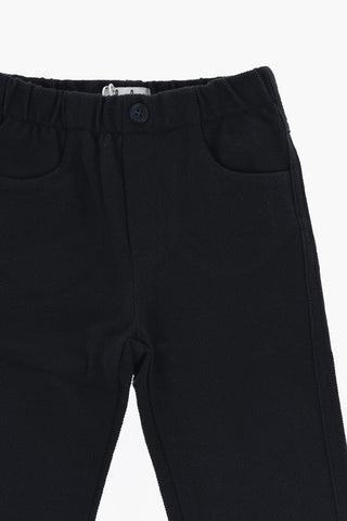 Pantaloni in Cotone a Tinta unita con 4 Tasche
