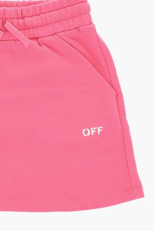 Solid Fleece Skirt with Two Pockets
