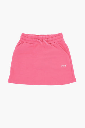 Solid Fleece Skirt with Two Pockets