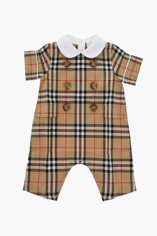 Pagliaccetto OCTAVIAN In Cotone a Quadri Plaid con Colletto