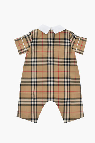 Pagliaccetto OCTAVIAN In Cotone a Quadri Plaid con Colletto