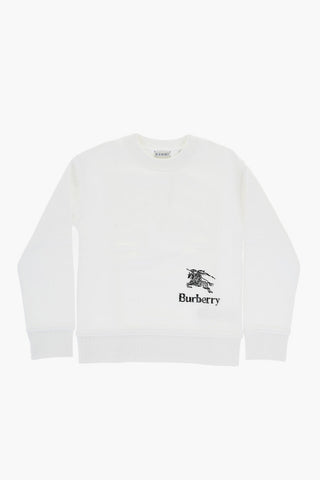 Cotton SCRIBL Crew-neck Sweatshirt with Embroidery Logo