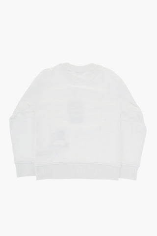 Cotton SCRIBL Crew-neck Sweatshirt with Embroidery Logo