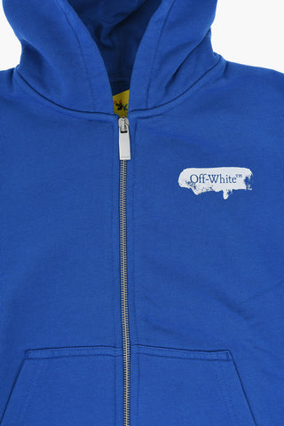 Cotton Hoodie with Contrast Side Bands