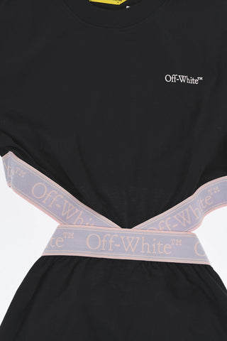 Cotton Tee Dress With Cut Out Details