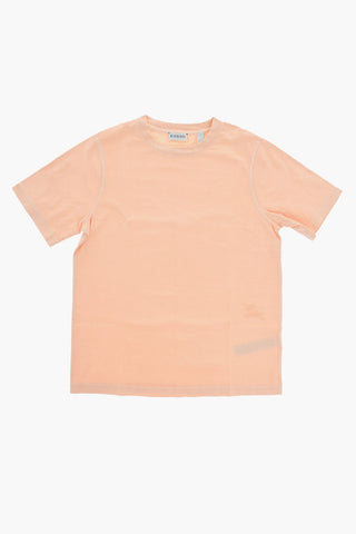 Solid Color Cotton CEDAR Crew-neck T-shirt