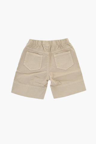 4 Pockets Cotton Stretch Shorts