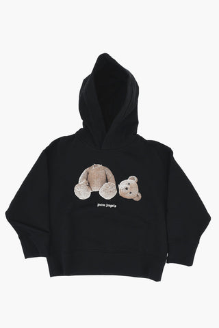 Cotton Hoodie with Frontal Print
