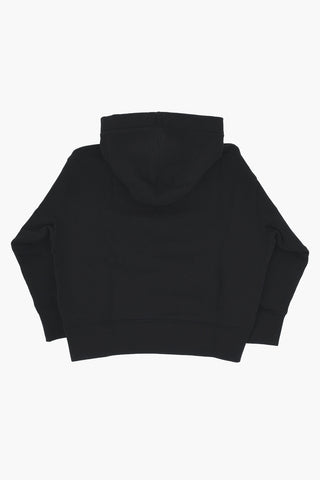 Cotton Hoodie with Frontal Print