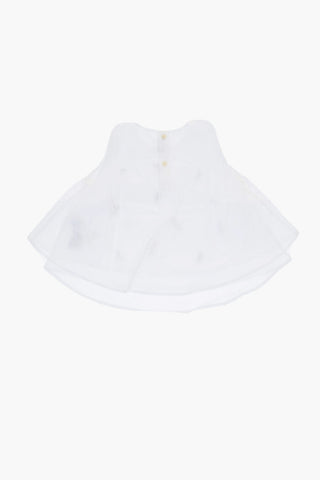 Cotton Blouse with Floral Embroidery