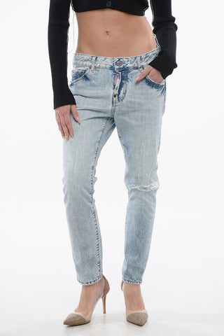 Light Washed Cool Girl Fit Denims 15cm