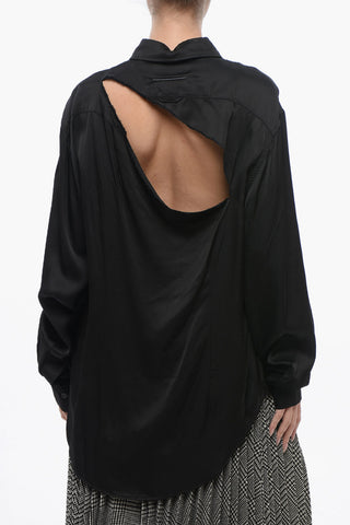 MM6 Viscose Cut Out Shirt