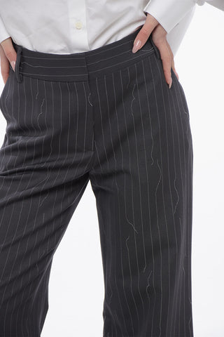 Nadelstreifenhose FORGED IRON Wide-Fit