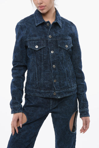 Embroidered Denim TATTOO Jacket