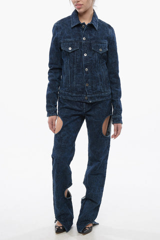 Embroidered Denim TATTOO Jacket
