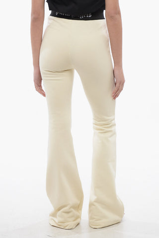 Flared Fit LOGO TAPE Sweatpants with Elastic Waistband