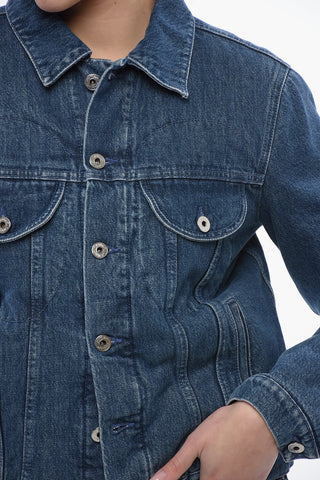 Giubbotto Imbottito ROUND PKT in Denim