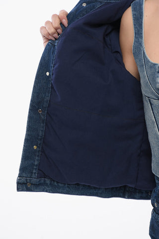 Padded ROUND PKT Denim Jacket