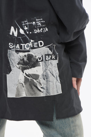 MM1 Silk Shirt with Self-tie Detailing