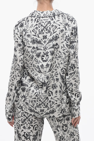 Camicia TATTOO PAJAMA in Satin Stampato
