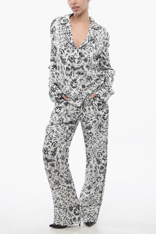 Camicia TATTOO PAJAMA in Satin Stampato
