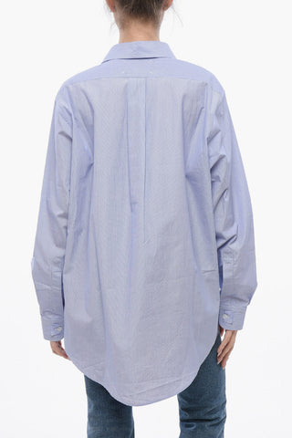 MM4 Camicia in Cotone con Taschino e Collo Italiano