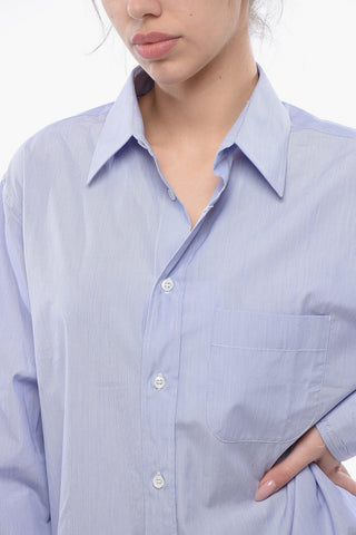 MM4 Camicia in Cotone con Taschino e Collo Italiano