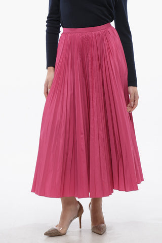 Taffetà Accordion Midi Skirt