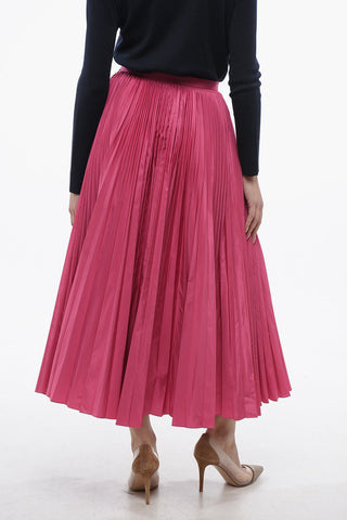 Taffetà Accordion Midi Skirt
